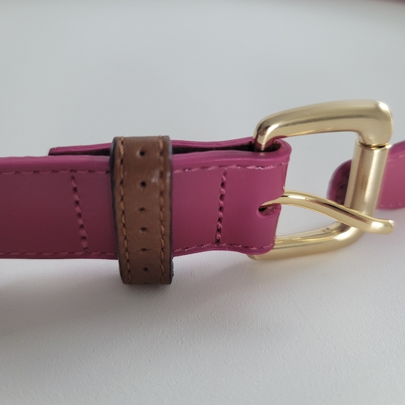 Cole Haan Small Fushia Belt - Picture 6 of 8